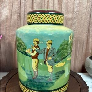 Nora Fenton by Master Artisans golfer Jar
